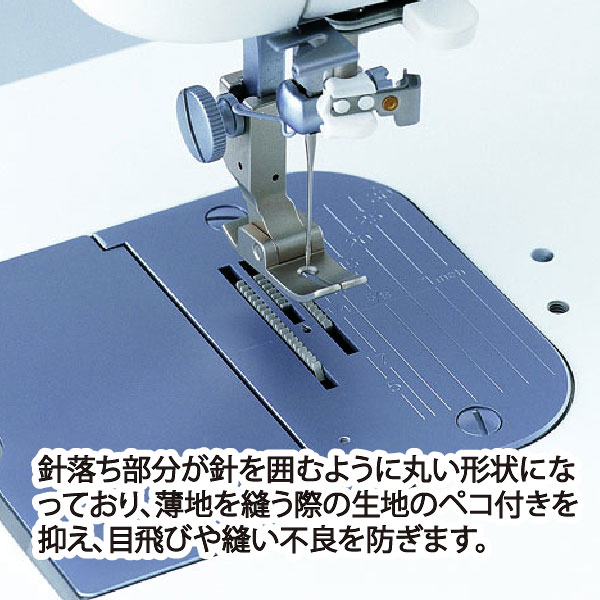 楽天市場】JUKI職業用薄物用針板（ジューキ ミシン針 キルト