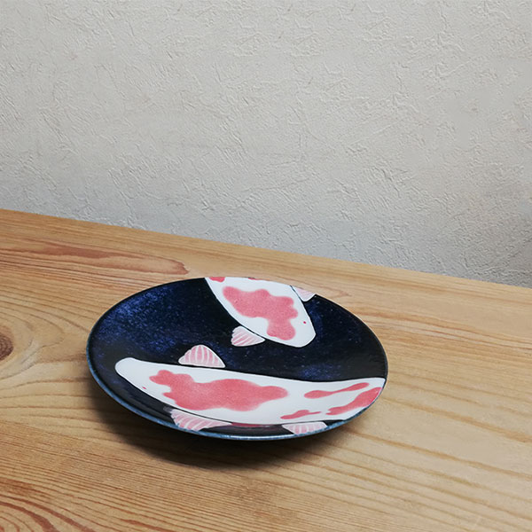 楽天市場】【取寄品】 錦鯉 40プレート 5枚セット小皿 お皿 丸皿 取り