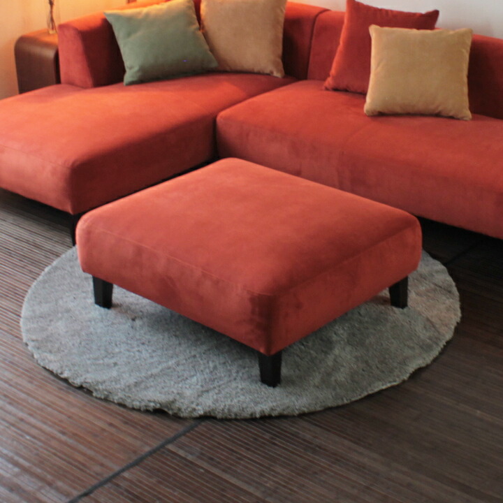 楽天市場】オットマン スツール 1人掛けソファ ワイド 大型 チェア 足