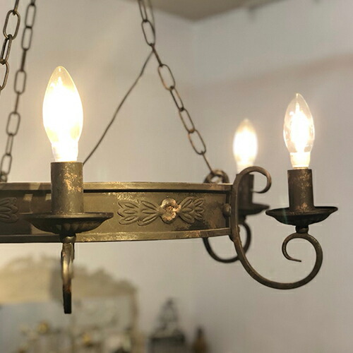 楽天市場】シャンデリア【送料無料】マルシェ Marche 6灯シャンデリア