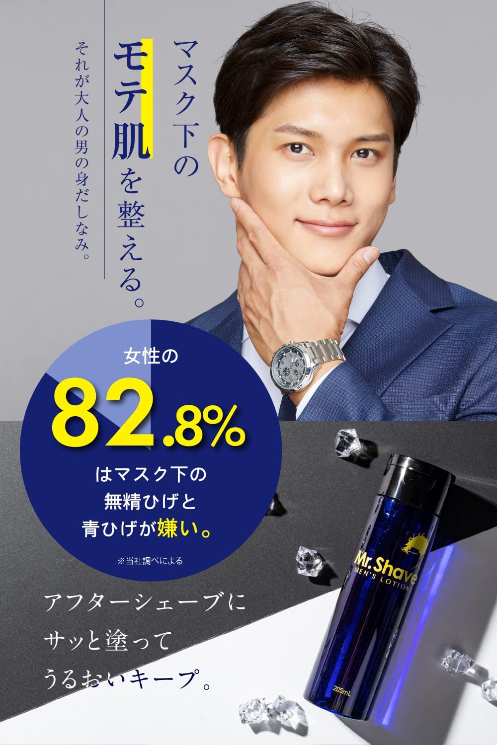 楽天市場】アフターシェーブローション Mr.Shave 205ml 化粧水 メンズ