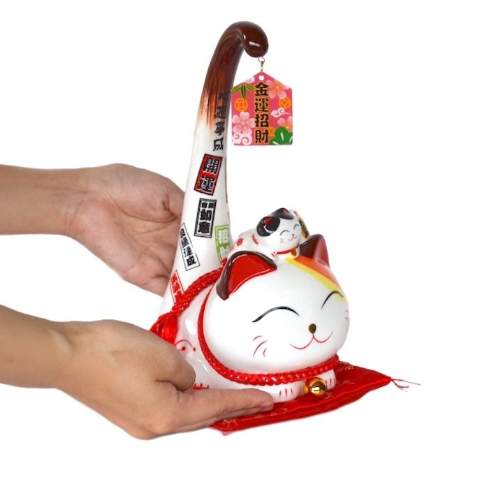 楽天市場】金運招財しっぽ招き ar21061 招き猫 ネコ ねこ まねき猫