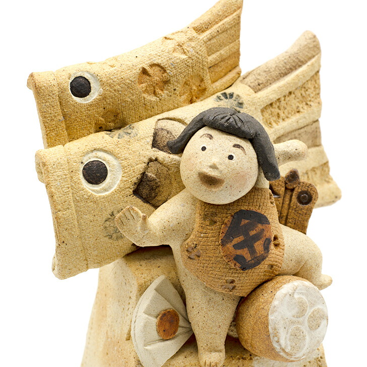 楽天市場】滝上真由美作 端午陶人形 金太郎段 送料無料 コンパクト