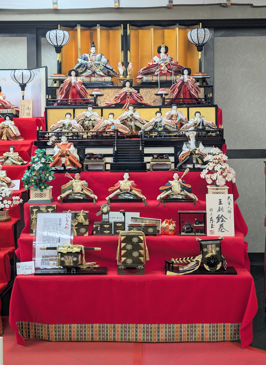 楽天市場】送料無料 東玉作 雛人形 大宮人 衣装着十七人揃い 緋毛氈