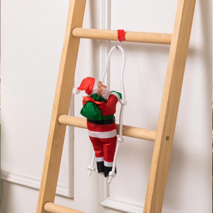 楽天市場】サンタはしご クリスマスツリー飾り サンタクロース 壁飾り