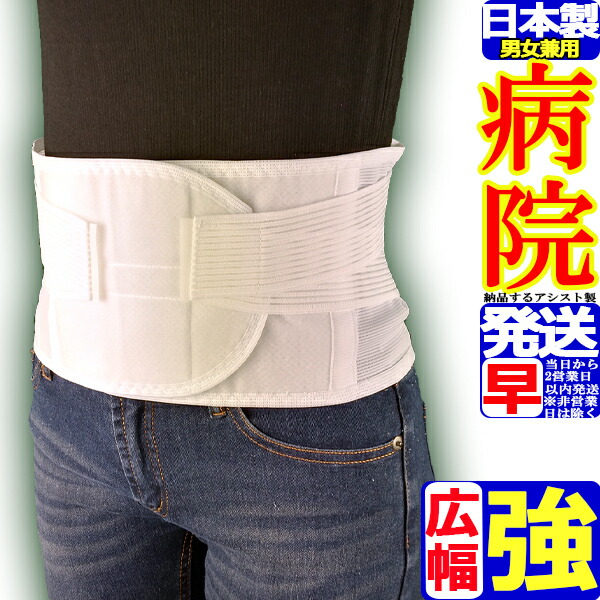 楽天市場】腰用サポーター ワイドベルト・メッシュタイプ ホワイト