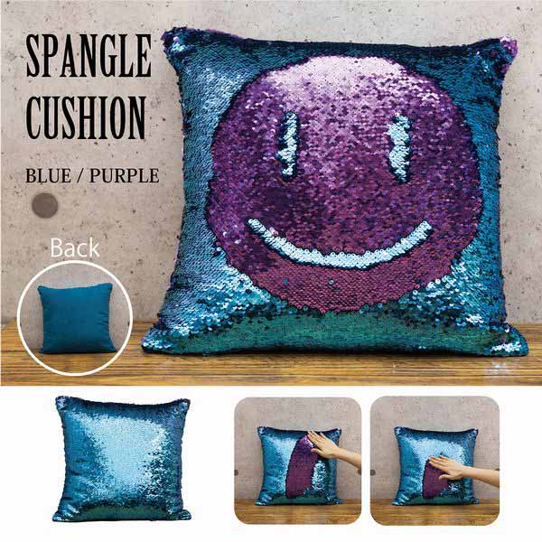 楽天市場】クッション 座布団 家具 インテリア スパンコール カラフル