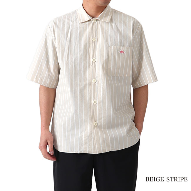 楽天市場】DANTON ダントン コットンポプリン ワイド ストライプ