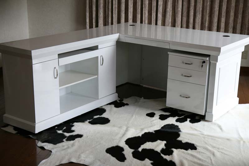 楽天市場】送料無料 新品 超高級 プレジデントデスク エグゼクティブ