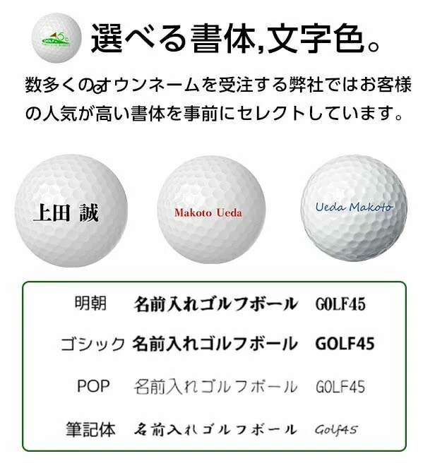 楽天市場】即日オウンネーム ゴルフボール 名入れ対応 タイトリスト