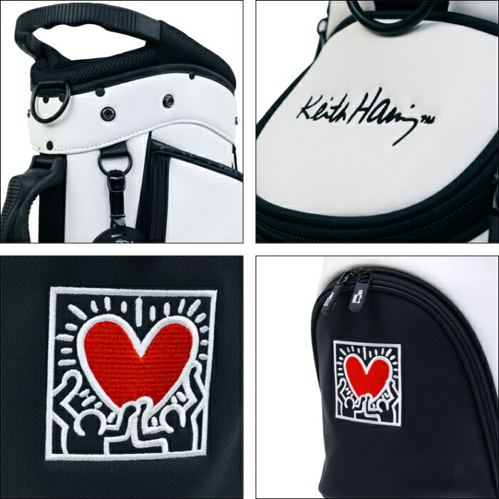 楽天市場】キースヘリング KHCB-08 スタンド キャディバッグ 5Figs 9型