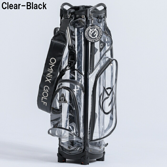 楽天市場】OMNIX オムニクス Clear CADDIE BAG クリアー キャディ