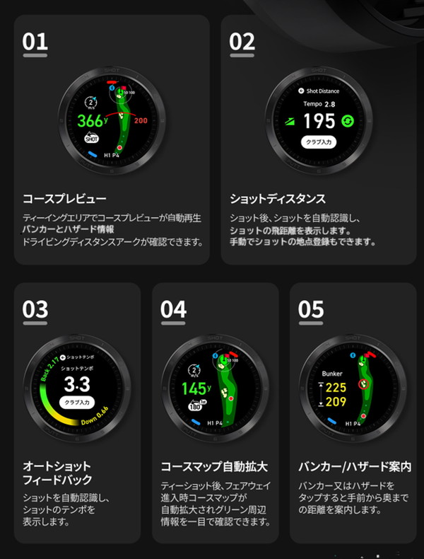 楽天市場】Voice Caddie ボイスキャディ T11 PRO ゴルフウォッチ