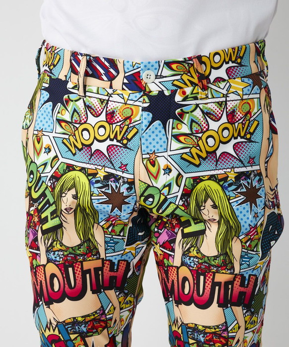 楽天市場】Loudmouth ラウドマウス メンズ ストレッチツイル 柄パンツ