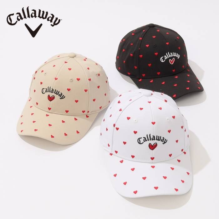 楽天市場】キャロウェイ 【LoveCallaway】ハート刺繍ツイルキャップ