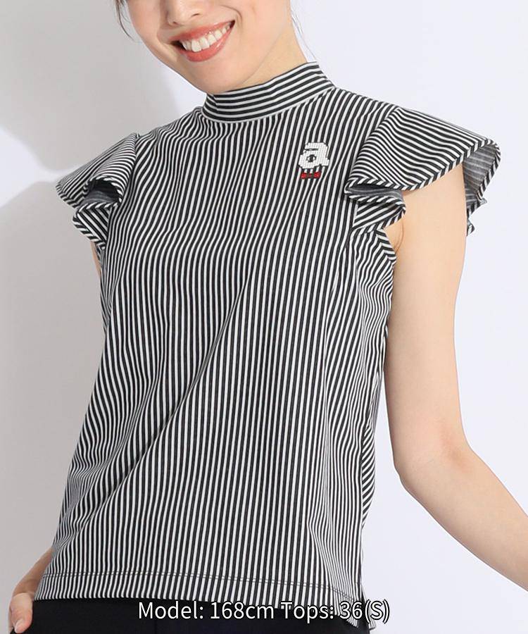 楽天市場】アルチビオ ストライプフリルスリーブカットソー ゴルフ