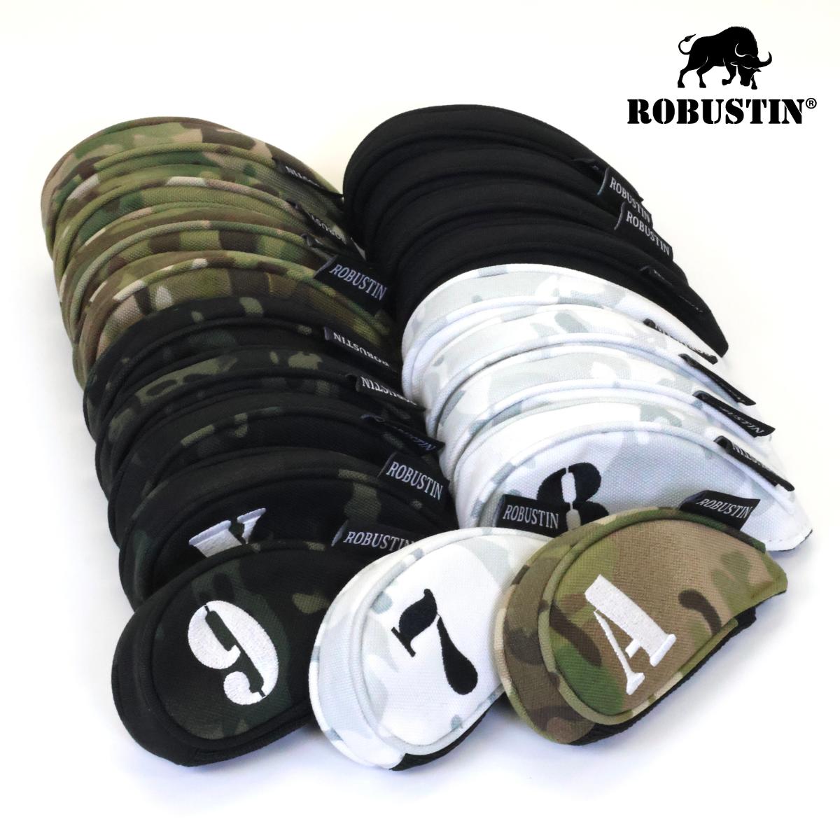 楽天市場】[9点セット] ゴルフ アイアンカバー セパレート式