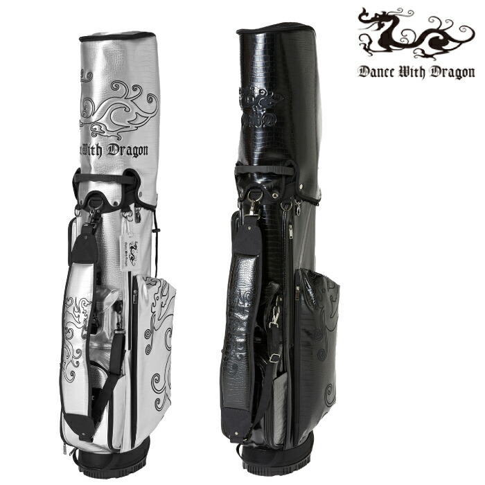 so-1ダンスウィズドラゴンキャディバッグ 黒/シルバー 楽天市場