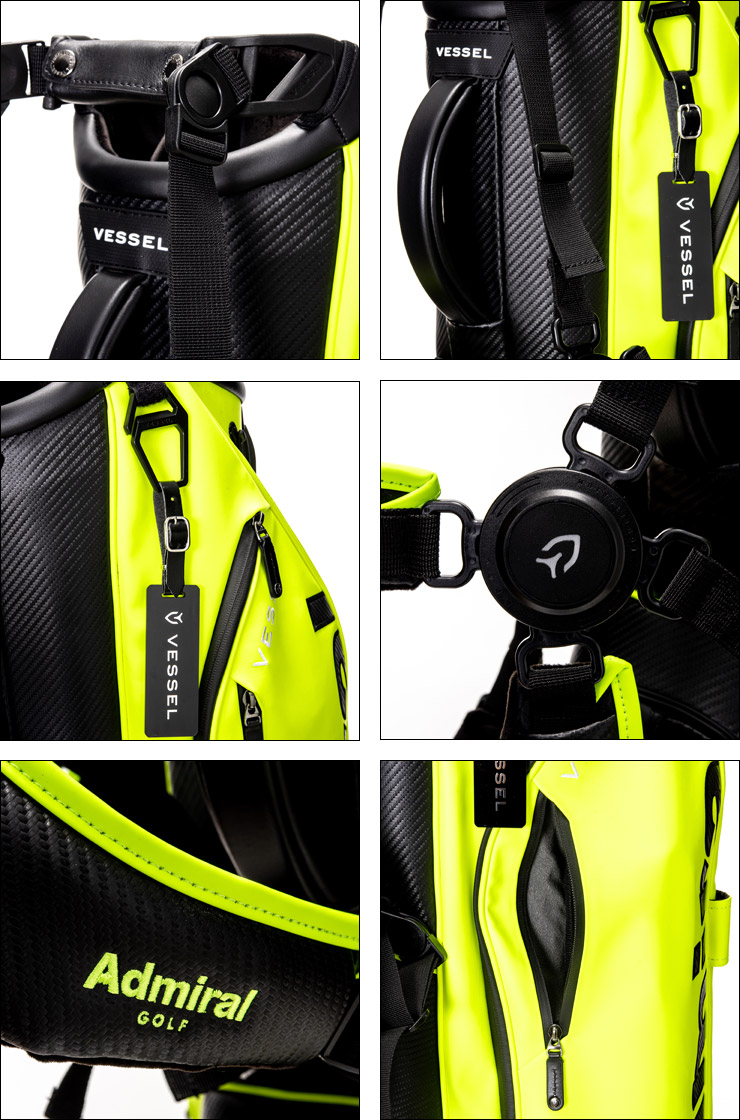 楽天市場】アドミラルゴルフ 限定 スタンドキャディバッグ VESSEL
