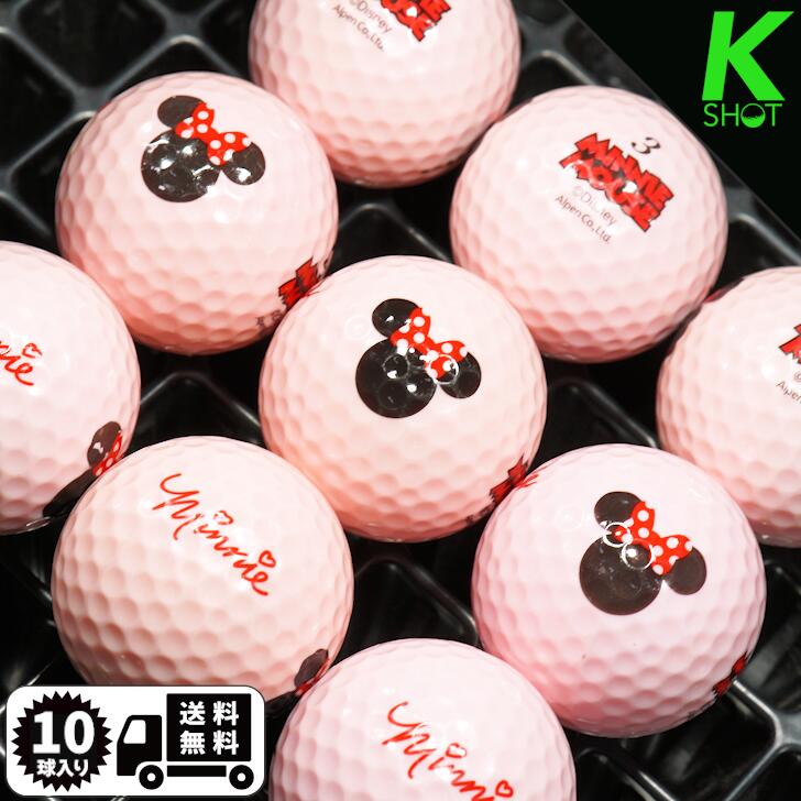 楽天市場】【店内全品P10倍】Minnie Mouse デザイン 10球 ピンク【送料