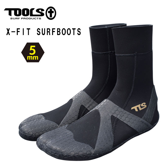 楽天市場】TOOLS X-FIT 5mm サーフブーツ SURF BOOTS TLS X-FIT