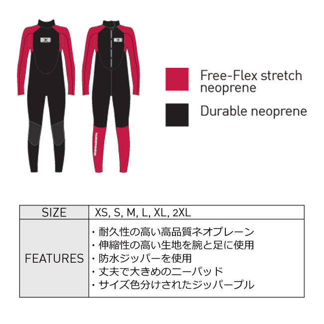 楽天市場】レディース ウエット OCEAN&EARTH WET フルスーツ LADIES