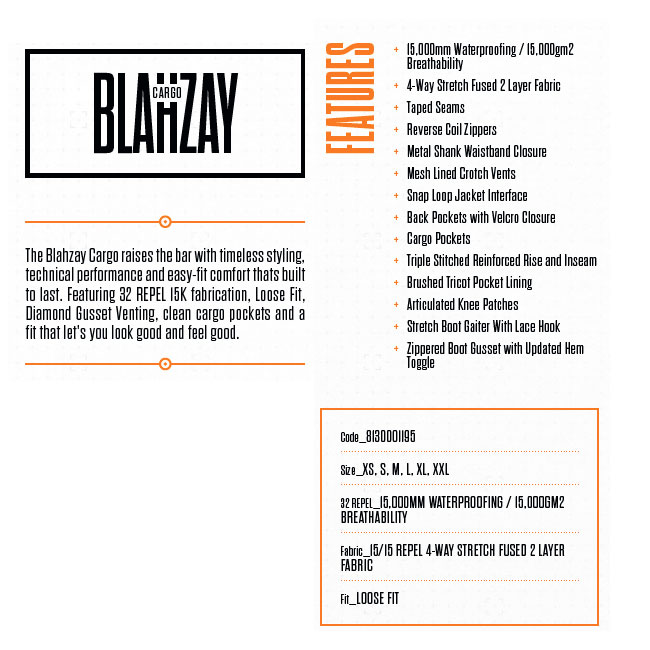 楽天市場】サーティーツー パンツ THIRTYTWO BLAHZAY CARGO PANT 24-25