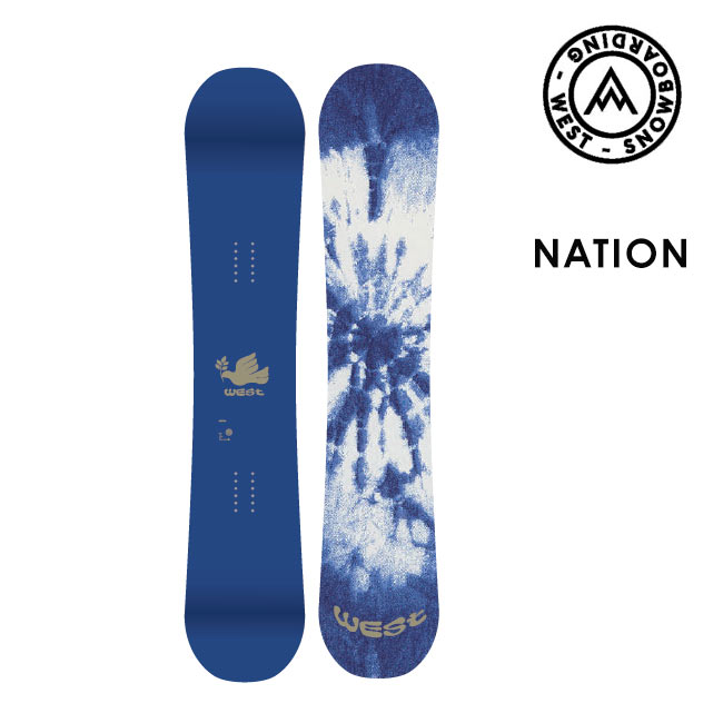 楽天市場】ウエスト スノーボード WEST SNOWBOARD NATION 25-26