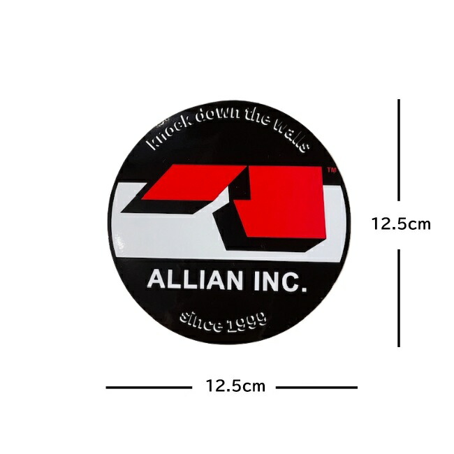 楽天市場】ステッカー ALLIAN SNOWBOARD ROUND STICKER アライアン