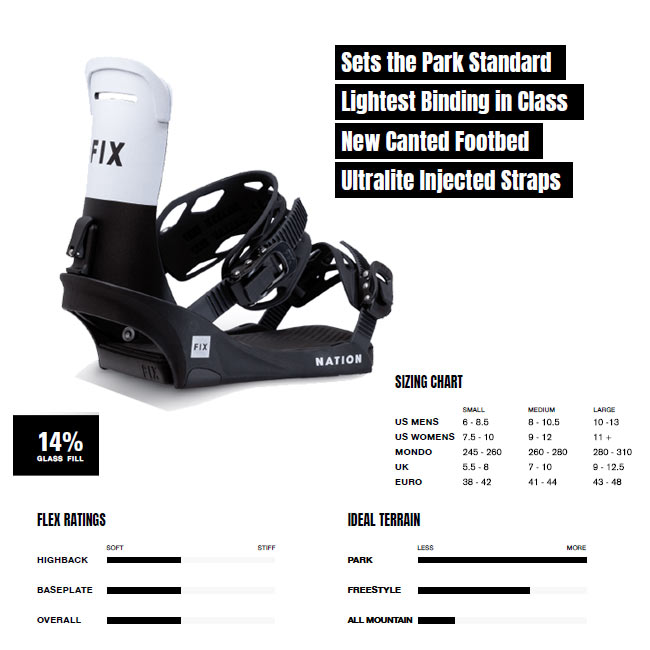楽天市場】フィックス ビンディング FIX NATION BINDING 23-24