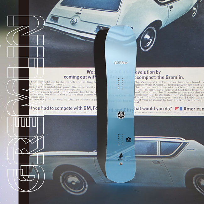 楽天市場】25-26 グヌー スノーボード GNU GREMLIN グレムリン