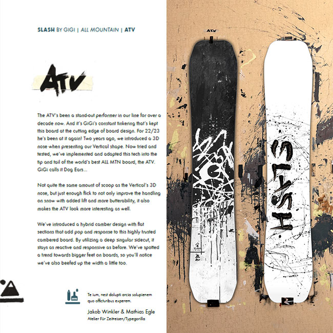 楽天市場】スノーボード SLASH ATV エーティーブイ 24-25 Gigi