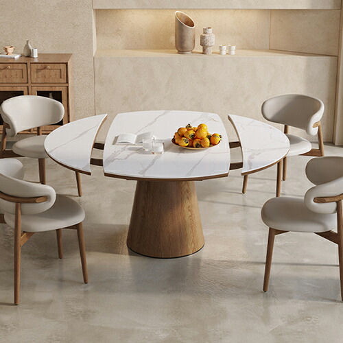 楽天市場】ダイニングテーブル 幅120cm アッシュ材 天然木 ブラウン