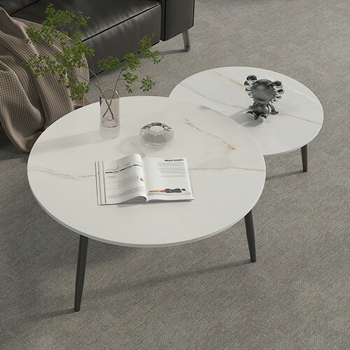 楽天市場】ネストテーブル サイドテーブル ローテーブル コーヒー