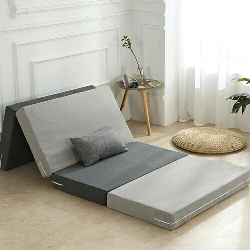 楽天市場】マットレス 四つ折り 厚さ8センチ シングル 折りたたみ 軽量