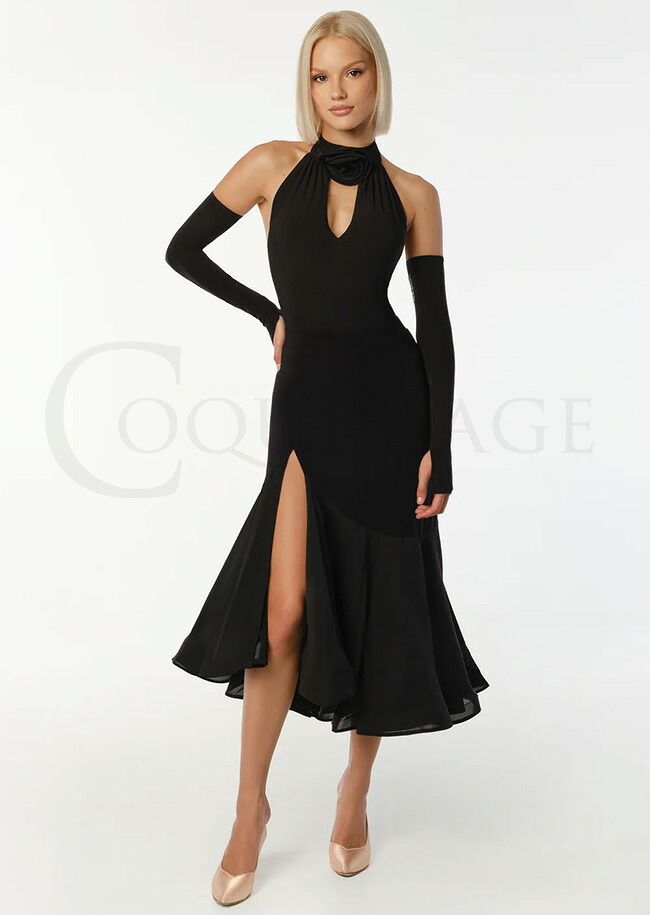 楽天市場】社交ダンス レオタード トップス 練習着 ダンザ ローズ