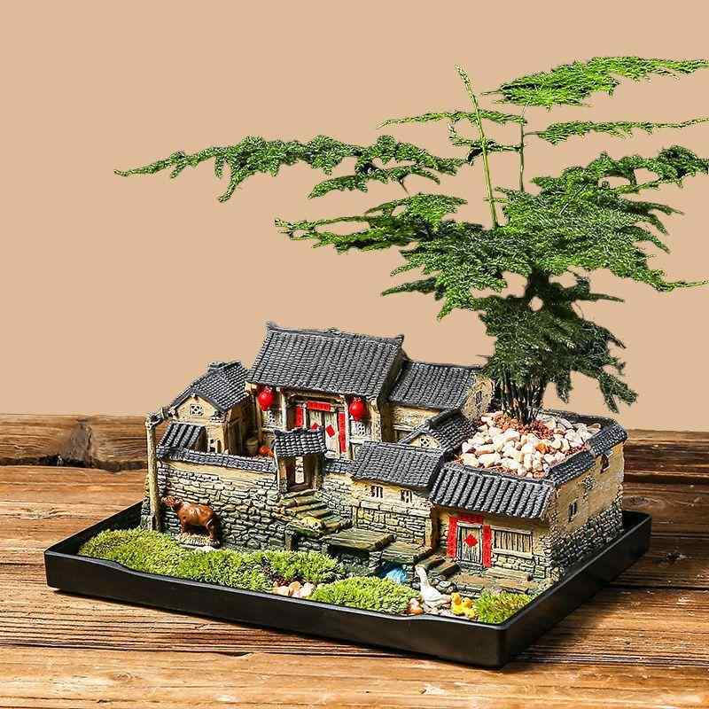 楽天市場】ジオラマ レトロ アンティーク ノスタルジック 古民家 模型