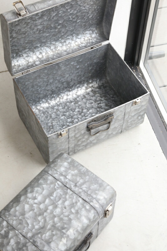 楽天市場】ベージ・トランクボックス 2点セット アンティーク風