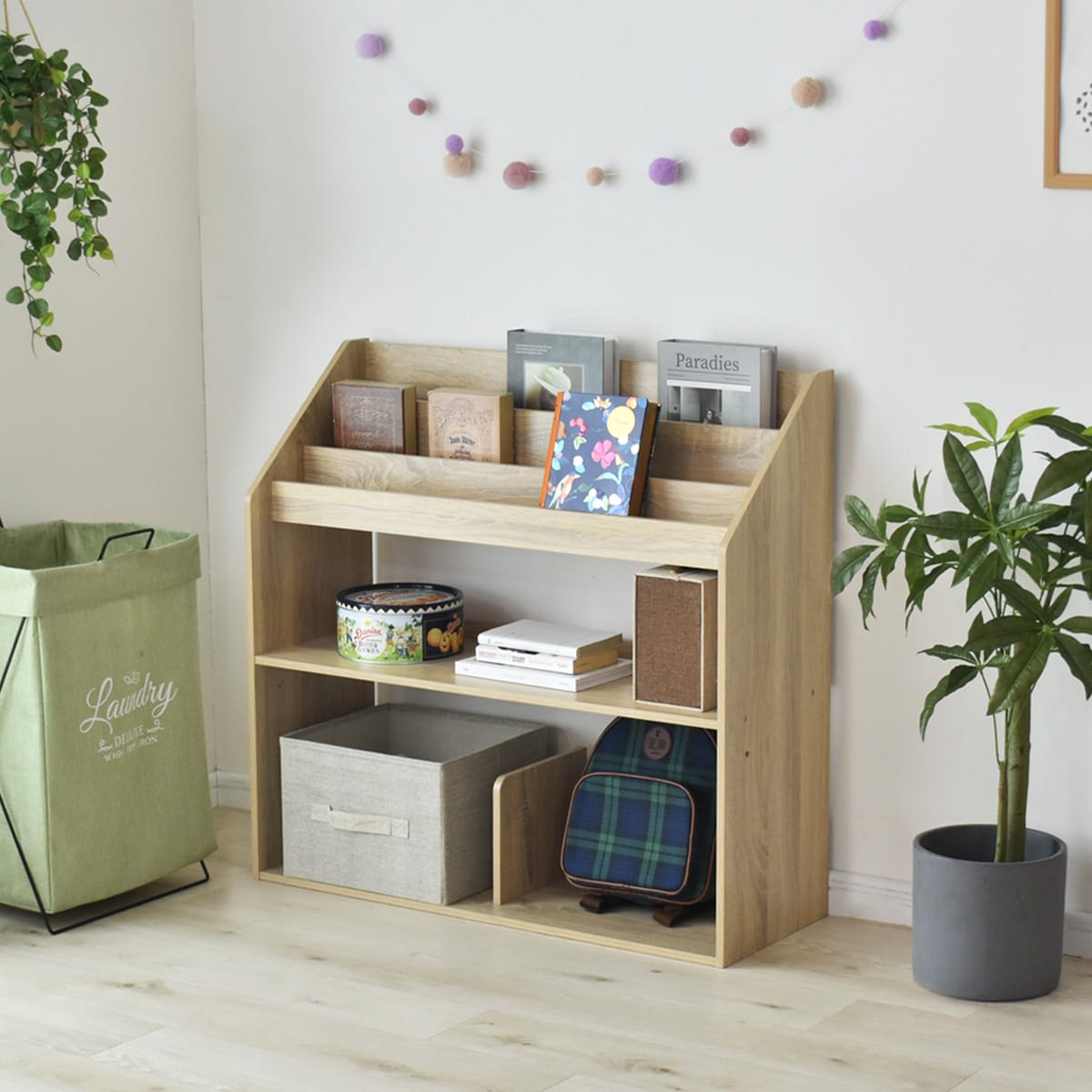 楽天市場】【クーポン20%off 3/8 00時〜24時】 絵本ラック 本棚 収納棚