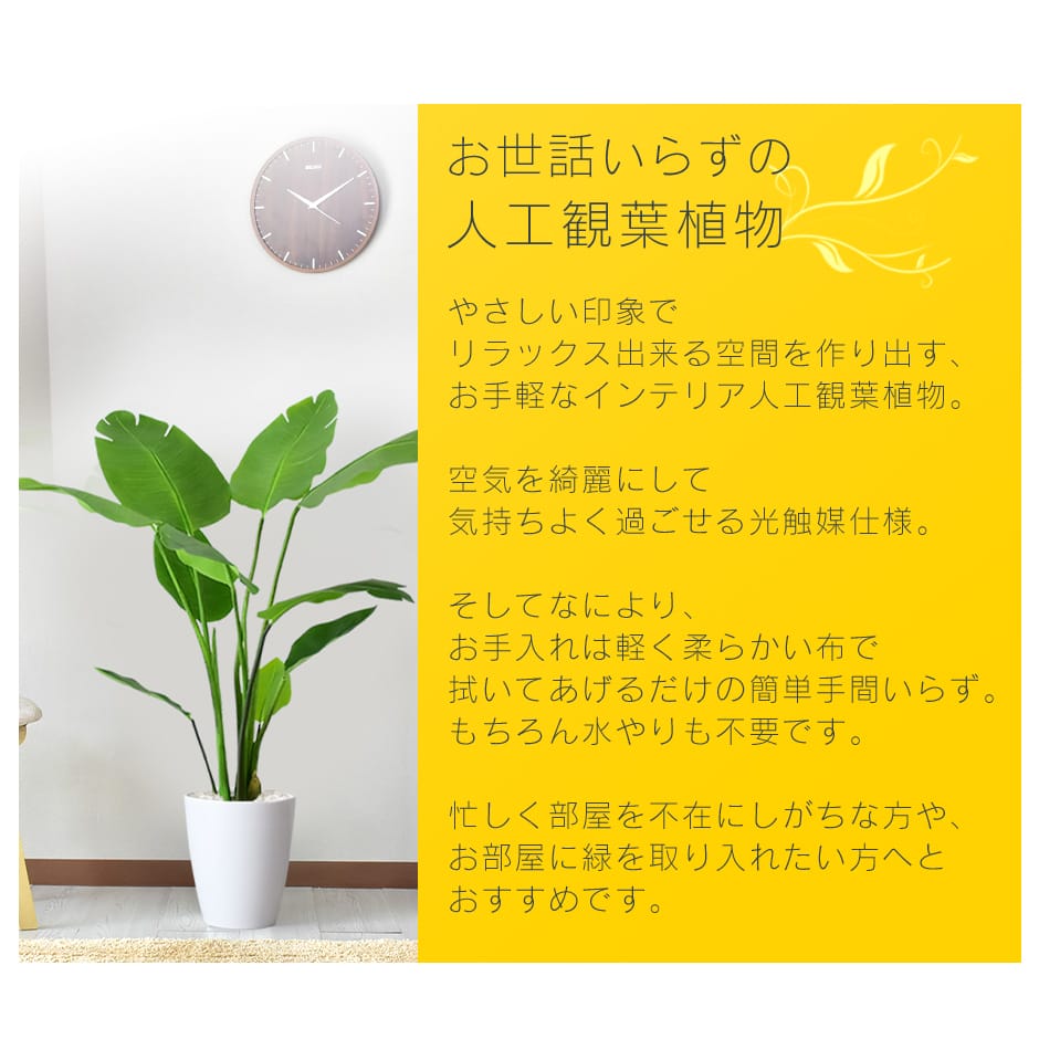 楽天市場】【クーポン20%off 3/8 00時〜24時】 人工観葉植物 お手入れ