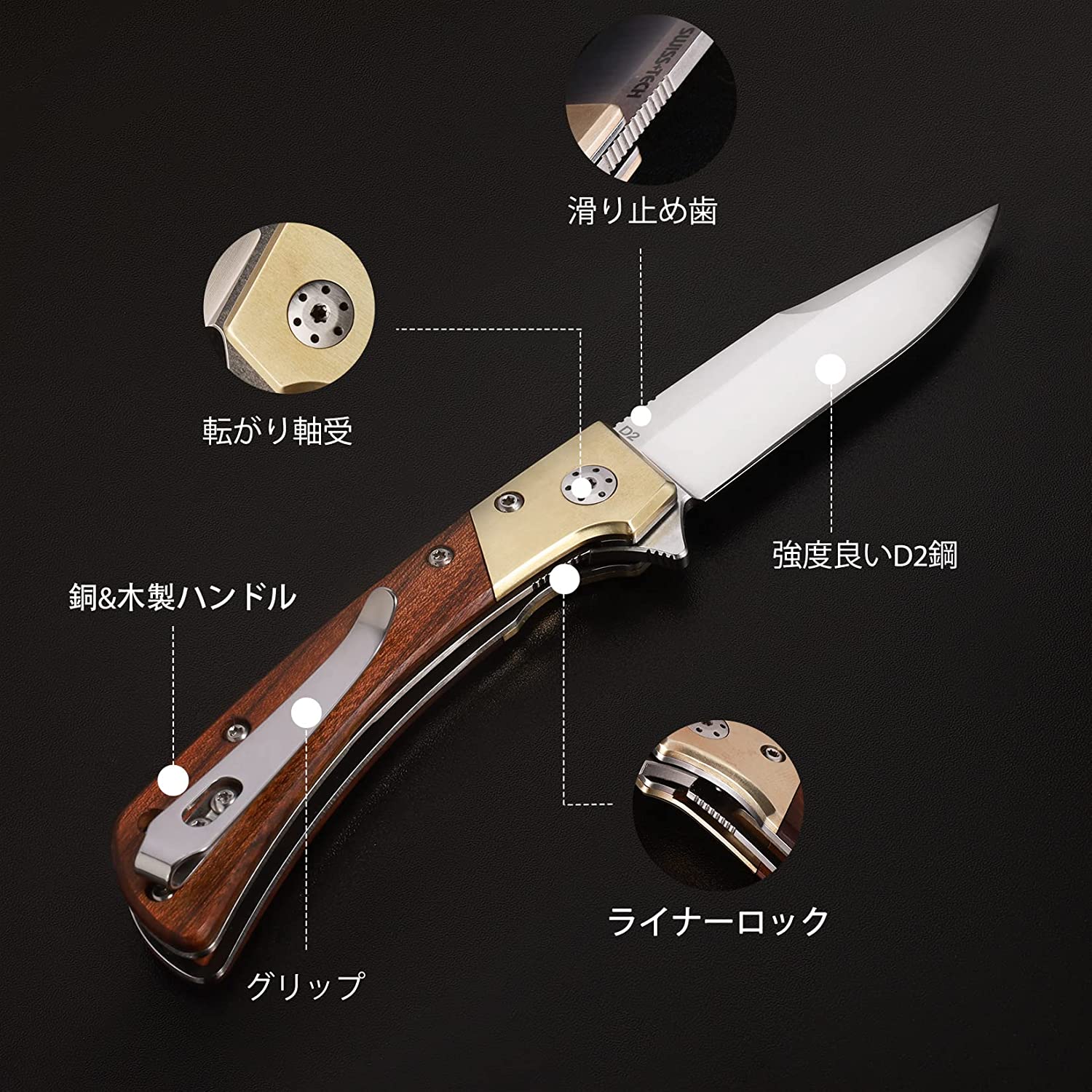 楽天市場】【10%OFF】SWISS+TECH フォールディングナイフ ナイフ