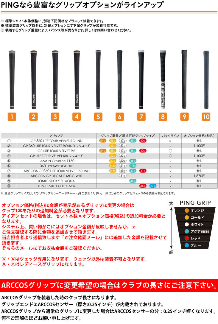 楽天市場】特注カスタムクラブ ピン G Le3 レディース アイアン N.S.