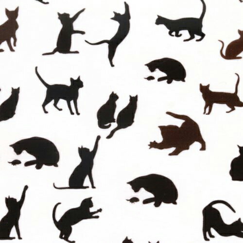 楽天市場】【最大1280円OFFクーポンあり】【イラストシート】ネコ