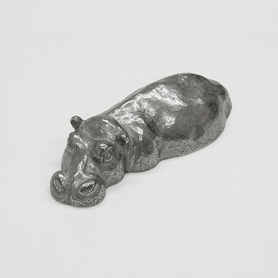 楽天市場】水の中のカバ（大） 置物 フィギュア オブジェ 村中保彦