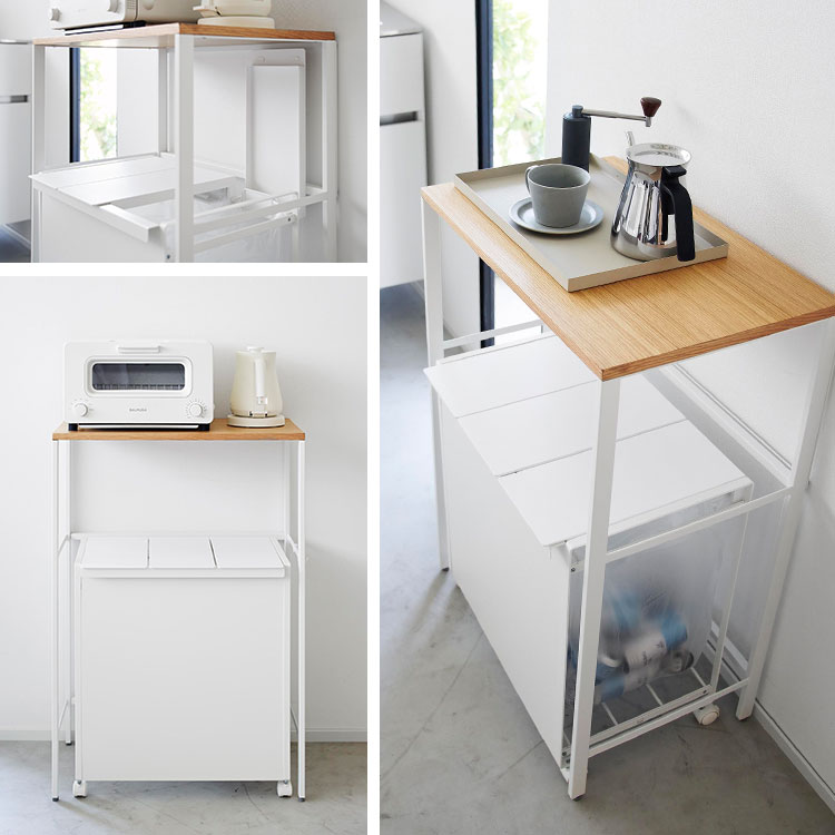 楽天市場】ゴミ箱 上 ラック 幅60 cm 山崎実業タワー tower 分別ゴミ箱