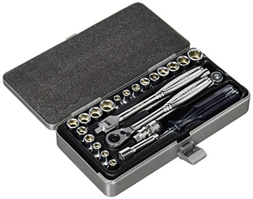 楽天市場】トネ(TONE) ソケットレンチセット S2187C 差込角6.35mm(1/4