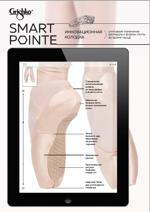 楽天市場】スマートポアント Smartpointe ミディアム グリシコ grishko