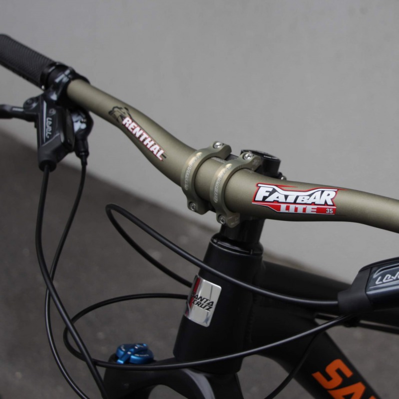 楽天市場】RENTHAL FATBAR LITE 35mm/760mm ゴールド レンサル