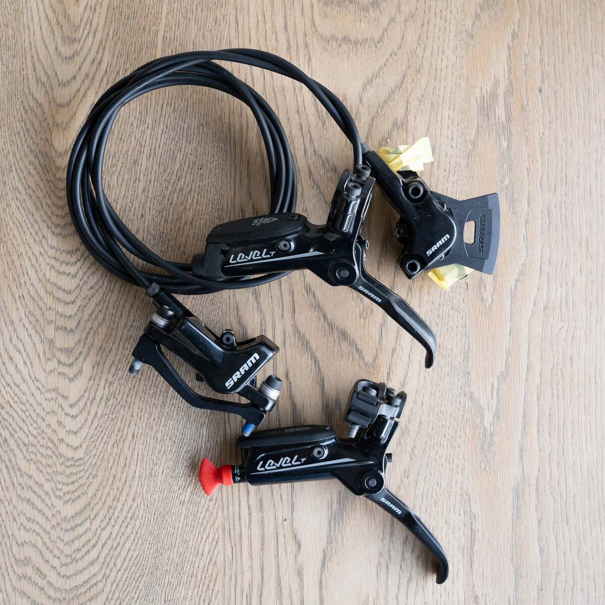 楽天市場】【未使用品】SRAM LEVEL T ディスクブレーキ前後セット