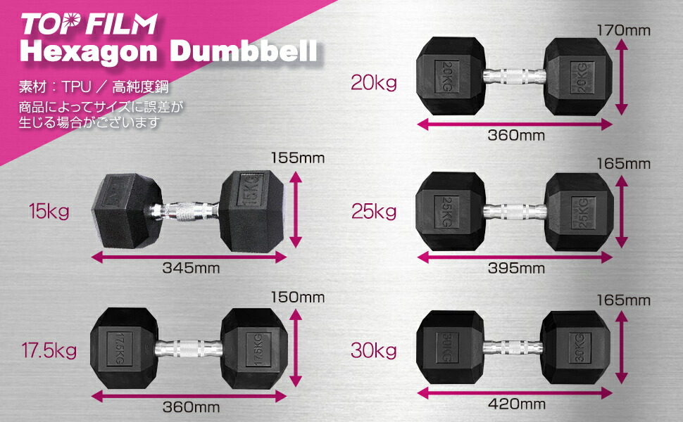 楽天市場】【☆P3倍＆最大1,000円OFFcp！】ダンベル ヘキサゴン